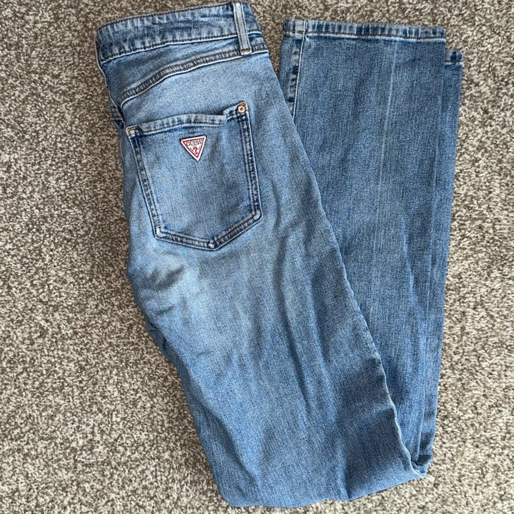 Guess 1981 Straight Blue Denim Jeans